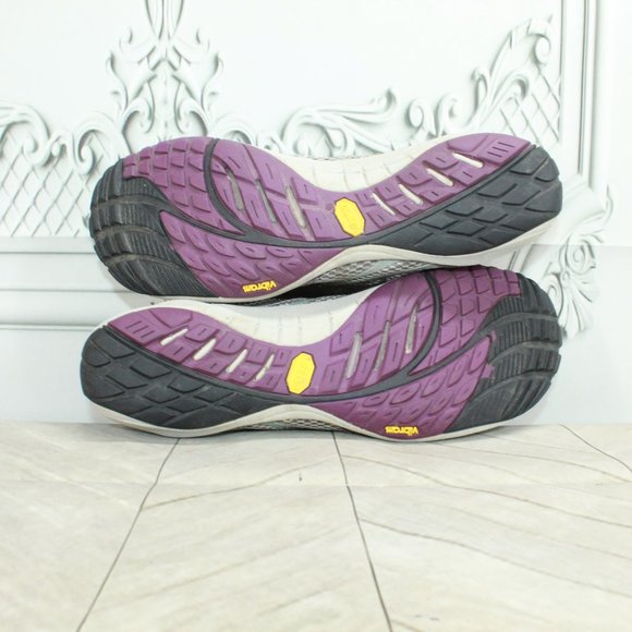 Merrell Pace Glove Dark Shadow Gray Suede Lace Up Running Sneakers Shoes Size 9 - Picture 9 of 9